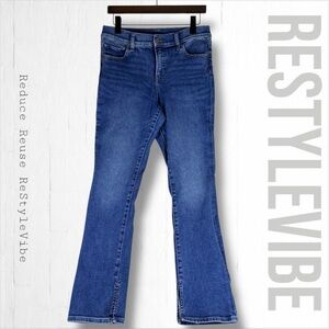 EXPRESS Women’s Size 8S Denim Jeans Skyscraper Style Stretch Mid Rise Fit